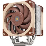 Noctua NH-U12A sistema di raffreddamento per computer Processore Refrigeratore 12 cm Beige, Marrone, Argento 1 pz, raffreddamento CPU  Refrigeratore, 12 cm, 450 Giri/min, 2000 Giri/min, 22,6 dB, 102,1 m³/h