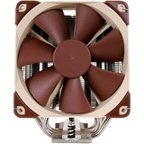 Noctua NH-U12S sistema di raffreddamento per computer Processore Refrigeratore 12 cm Marrone, Acciaio inossidabile, raffreddamento CPU  Refrigeratore, 12 cm, 1500 Giri/min, 22,4 dB, 93,4 m³/h, Marrone, Acciaio inossidabile, Vendita al dettaglio