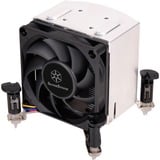 SilverStone AR10-115XP ventola per PC Processore Refrigeratore, raffreddamento CPU  argento/Nero, Processore, Refrigeratore, LGA 1150 (Presa H3), 7 cm, 500 Giri/min, 4000 Giri/min