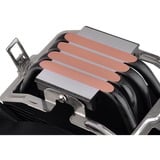 Thermaltake UX200 ARGB Lighting Processore Refrigeratore 12 cm Nero, raffreddamento CPU  Refrigeratore, 12 cm, 300 Giri/min, 1500 Giri/min, 26,33 dB, 43,34 pdc/min