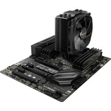 be quiet! Dark Rock Slim Processore Refrigeratore 12 cm Nero, raffreddamento CPU  Nero, Refrigeratore, 12 cm, 1500 Giri/min, Nero