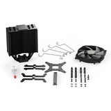 be quiet! Dark Rock Slim Processore Refrigeratore 12 cm Nero, raffreddamento CPU  Nero, Refrigeratore, 12 cm, 1500 Giri/min, Nero