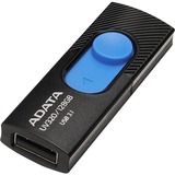 ADATA UV320 unità flash USB 128 GB USB tipo A 3.2 Gen 1 (3.1 Gen 1) Nero, Blu, Chiavetta USB Nero/Blu, 128 GB, USB tipo A, 3.2 Gen 1 (3.1 Gen 1), Lamina di scorrimento, 7,9 g, Nero, Blu