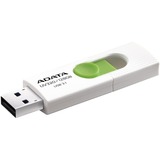 ADATA UV320 unità flash USB 128 GB USB tipo A 3.2 Gen 1 (3.1 Gen 1) Verde, Bianco, Chiavetta USB bianco/Verde, 128 GB, USB tipo A, 3.2 Gen 1 (3.1 Gen 1), Lamina di scorrimento, 7,9 g, Verde, Bianco