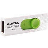 ADATA UV320 unità flash USB 128 GB USB tipo A 3.2 Gen 1 (3.1 Gen 1) Verde, Bianco, Chiavetta USB bianco/Verde, 128 GB, USB tipo A, 3.2 Gen 1 (3.1 Gen 1), Lamina di scorrimento, 7,9 g, Verde, Bianco