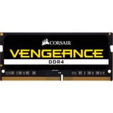 Corsair Vengeance 8 GB, DDR4, 2666 MHz memoria 1 x 8 GB Nero, DDR4, 2666 MHz, 8 GB, 1 x 8 GB, DDR4, 2666 MHz, 260-pin SO-DIMM