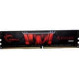 G.Skill 16GB DDR4-2400 memoria 1 x 16 GB 2133 MHz Nero, 16 GB, 1 x 16 GB, DDR4, 2133 MHz, 288-pin DIMM, Nero, Rosso