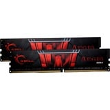 G.Skill G.Skill Aegis 16 GB DDR4-2666 Kit, Memoria Nero, 16 GB, 2 x 8 GB, DDR4, 2666 MHz, 288-pin DIMM