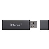 Intenso Alu Line unità flash USB 32 GB USB tipo A 2.0 Antracite, Chiavetta USB Nero, 32 GB, USB tipo A, 2.0, 28 MB/s, Cuffia, Antracite