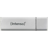 Intenso Alu Line unità flash USB 4 GB USB tipo A 2.0 Argento, Chiavetta USB argento, 4 GB, USB tipo A, 2.0, 28 MB/s, Cuffia, Argento