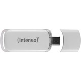 Intenso Flash Line unità flash USB 32 GB USB tipo-C 3.2 Gen 1 (3.1 Gen 1) Bianco, Chiavetta USB bianco, 32 GB, USB tipo-C, 3.2 Gen 1 (3.1 Gen 1), 70 MB/s, Cuffia, Bianco