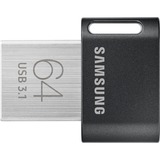 Samsung Flash Drive FIT Plus 64 GB, Chiavetta USB Nero, 64 GB, USB tipo A, 3.2 Gen 1 (3.1 Gen 1), 300 MB/s, Senza coperchio, Grigio, Argento