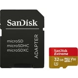 SanDisk Extreme 32 GB MicroSDHC UHS-I Classe 10, Scheda di memoria 32 GB, MicroSDHC, Classe 10, UHS-I, 100 MB/s, 60 MB/s