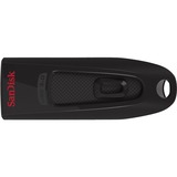 SanDisk Ultra unità flash USB 64 GB USB tipo A 3.2 Gen 1 (3.1 Gen 1) Nero, Chiavetta USB Nero/Rosso, 64 GB, USB tipo A, 3.2 Gen 1 (3.1 Gen 1), 100 MB/s, Lamina di scorrimento, Nero