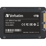 Verbatim Vi550 S3 SSD 1TB, Disco a stato solido Nero, 1 TB, 2.5", 520 MB/s