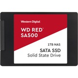 WD Red SA500 2.5" 1000 GB Serial ATA III 3D NAND, Disco a stato solido 1000 GB, 2.5", 530 MB/s, 6 Gbit/s