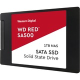 WD Red SA500 2.5" 1000 GB Serial ATA III 3D NAND, Disco a stato solido 1000 GB, 2.5", 530 MB/s, 6 Gbit/s