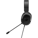 ASUS TUF Gaming H3 Auricolare Cablato A Padiglione Nero, Grigio, Cuffia da gioco canna di fucile, Cablato, Gaming, 20 - 20000 Hz, 294 g, Auricolare, Nero, Grigio