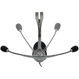 Logitech H111 Auricolare Cablato A Padiglione Ufficio Grigio, Headset grigio, Cablato, Ufficio, 20 - 20000 Hz, 74 g, Auricolare, Grigio