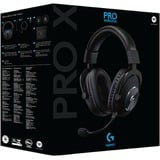 Logitech Pro X Cuffia Padiglione auricolare Nero, Cuffia da gioco Nero, Cuffia, Padiglione auricolare, Giocare, Nero, Stereofonico, Manopola