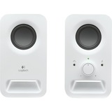 Logitech Z150 6 W Bianco Cablato, Altoparlante PC bianco, 2.0 canali, Cablato, 6 W, Bianco