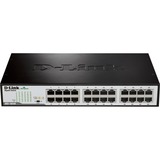 D-Link DGS-1024D Non gestito, Interruttore Nero, Non gestito, Full duplex