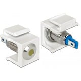 DeLOCK 86436 cavo di collegamento Keystone LED Blu, Acciaio inossidabile, Bianco, Giallo, Modulo di Keystone bianco, Keystone LED, Blu, Acciaio inossidabile, Bianco, Giallo, 6 DC, 3 A, 16,3 mm, 27,3 mm