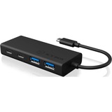ICY BOX IB-HUB1426-CPD USB 3.2 Gen 1 (3.1 Gen 1) Type-C 5000 Mbit/s Nero, Hub USB Nero, USB 3.2 Gen 1 (3.1 Gen 1) Type-C, USB 3.2 Gen 1 (3.1 Gen 1) Type-A, USB 3.2 Gen 1 (3.1 Gen 1) Type-C, 5000 Mbit/s, Nero, Alluminio, Plastica, 60 W