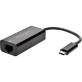 Kensington CA1100E: Adattatore da USB-C a Ethernet Nero, Cablato, USB tipo-C, Ethernet, Nero
