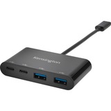 Kensington Hub USB-C a 4 porte CH1000 Nero, Nero, macOS 10.10 or above; Chrome OS 44 or above; Windows 8.1 or above, 1 pz, 90 mm, 120 mm, 20 mm