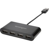 Kensington Hub a 4 porte USB 2.0, Hub USB Nero, Nero, macOS 10.6 or above; Windows XP or above, 1 pz, 75 mm, 90 mm, 18 mm