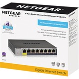 Netgear GS108T Gestito L2 Gigabit Ethernet (10/100/1000) Grigio, Interruttore Gestito, L2, Gigabit Ethernet (10/100/1000), Full duplex, Vendita al dettaglio