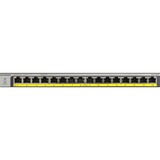 Netgear GS116PP Non gestito Gigabit Ethernet (10/100/1000) Supporto Power over Ethernet (PoE) Nero, Interruttore Non gestito, Gigabit Ethernet (10/100/1000), Supporto Power over Ethernet (PoE), Montaggio rack