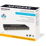 Netgear GS316PP Non gestito Gigabit Ethernet (10/100/1000) Supporto Power over Ethernet (PoE) Nero, Interruttore Non gestito, Gigabit Ethernet (10/100/1000), Full duplex, Supporto Power over Ethernet (PoE), Montabile a parete