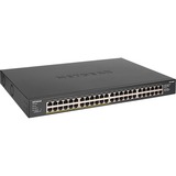 Netgear GS348PP Non gestito Gigabit Ethernet (10/100/1000) Supporto Power over Ethernet (PoE) Nero, Interruttore Non gestito, Gigabit Ethernet (10/100/1000), Full duplex, Supporto Power over Ethernet (PoE), Montaggio rack
