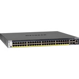 Netgear GSM4352PA Gestito L2/L3/L4 Gigabit Ethernet (10/100/1000) Supporto Power over Ethernet (PoE) 1U Nero, Interruttore Gestito, L2/L3/L4, Gigabit Ethernet (10/100/1000), Supporto Power over Ethernet (PoE), Montaggio rack, 1U
