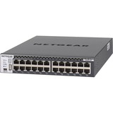 Netgear M4300-24X Gestito L3 10G Ethernet (100/1000/10000) 1U Nero, Interruttore Gestito, L3, 10G Ethernet (100/1000/10000), Montaggio rack, 1U