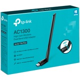 TP-Link Archer T3U Plus WLAN 867 Mbit/s, Adattatore Wi-Fi Nero, Wireless, USB, WLAN, Wi-Fi 5 (802.11ac), 867 Mbit/s, Nero