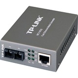 TP-Link Fast Ethernet Media Converter(SC,single-mode), Convertitore grigio, single-mode), 1000 Mbit/s, IEEE 802.3, IEEE 802.3u, IEEE 802.3x, Gigabit Ethernet, 1000 Mbit/s, 100BASE-FX, UTP 3, 4, 5e, 5
