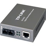 TP-Link Gigabit Ethernet Media Converter(SC,single-mode), Convertitore grigio, single-mode), 1000 Mbit/s, IEEE 802.1ab, IEEE 802.3x, IEEE 802.3z, Gigabit Ethernet, 1000 Mbit/s, Full, Cat6