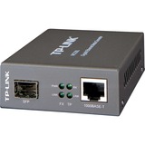 TP-Link Omada MC220L convertitore multimediale di rete 1000 Mbit/s Modalità multipla, Modalità singola Nero grigio, 1000 Mbit/s, IEEE 802.3ab, IEEE 802.3x, IEEE 802.3z, Gigabit Ethernet, 10,100,1000 Mbit/s, Full, Half, Cat5, Cat5e, Cat6