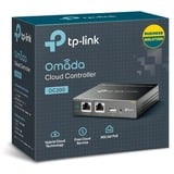 TP-Link Omada OC200 gateway/controller 10, 100 Mbit/s, Regolatore del punto di accesso grigio, Nero, Kensington, Interno, 1200 MHz, 1024 MB, DDR3