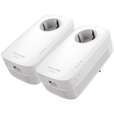 TP-Link TL-PA8010P KIT adattatore di rete PowerLine 1300 Mbit/s Collegamento ethernet LAN Bianco 2 pz, PowerLAN bianco, 1300 Mbit/s, IEEE 802.3, IEEE 802.3ab, IEEE 802.3u, Tipo E/F, Gigabit Ethernet, 10,100,1000 Mbit/s, 10BASE-T, 100BASE-TX, 1000BASE-T
