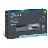 TP-Link TL-SG1016PE Gestito L2 Gigabit Ethernet (10/100/1000) Supporto Power over Ethernet (PoE) 1U Nero, Interruttore Nero, Gestito, L2, Gigabit Ethernet (10/100/1000), Supporto Power over Ethernet (PoE), Montaggio rack, 1U