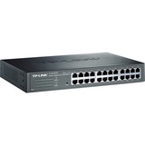 TP-Link TL-SG1024DE Gestito L2 Gigabit Ethernet (10/100/1000) 1U Nero, Interruttore Nero, Gestito, L2, Gigabit Ethernet (10/100/1000), Montaggio rack, 1U