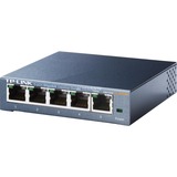 TP-Link TL-SG105 Non gestito Gigabit Ethernet (10/100/1000) Nero, Interruttore grigio, Non gestito, Gigabit Ethernet (10/100/1000), Full duplex