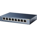 TP-Link TL-SG108 switch di rete Non gestito L2 Gigabit Ethernet (10/100/1000) Nero, Interruttore grigio, Non gestito, L2, Gigabit Ethernet (10/100/1000), Full duplex, Montabile a parete