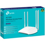 TP-Link TL-WA1201 punto accesso WLAN 867 Mbit/s Bianco Supporto Power over Ethernet (PoE), Punto di accesso 2.4 GHz, 5 GHz, 867 Mbit/s, 64-bit WEP, 128-bit WEP, WPA, WPA-PSK, WPA2, WPA2-PSK, 10,100,1000 Mbit/s