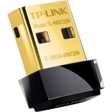 TP-Link TL-WN725N Adattatore USB scheda di rete wireless 150Mbps, Adattatore Wi-Fi Nero, Wireless, USB, WLAN, Wi-Fi 4 (802.11n), 150 Mbit/s, Nero, Vendita al dettaglio