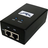 Ubiquiti POE-24-30W adattatore PoE e iniettore Gigabit Ethernet 24 V, Iniettore PoE Gigabit Ethernet, 10,100,1000 Mbit/s, Nero, 24 V, 30 W, 100 - 240 V